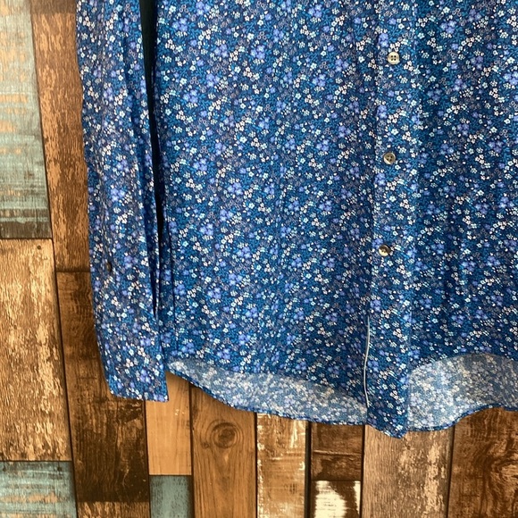 Van Heusen flex 32/33 large slim fit stretch button down shirt - Picture 3 of 16